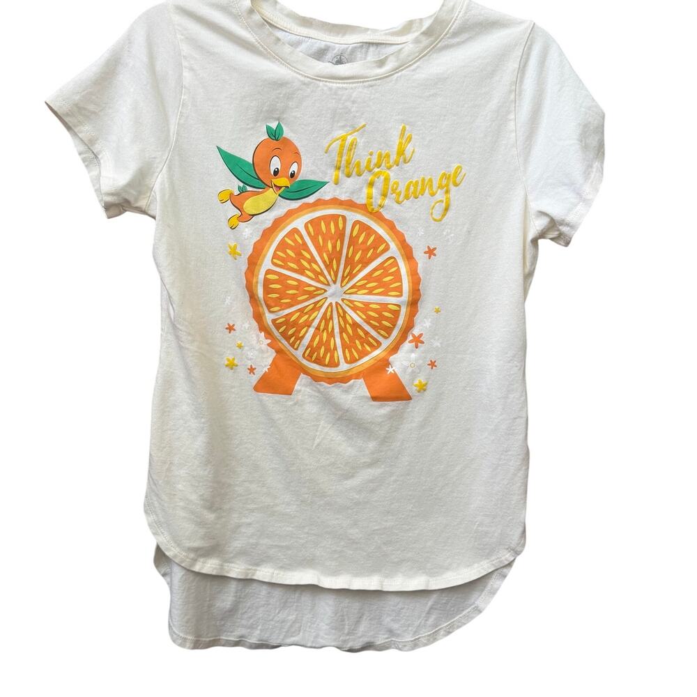 Disney Epcot Flower Garden Festival Think Orange T Shirt Sz Medium Graphic Tee